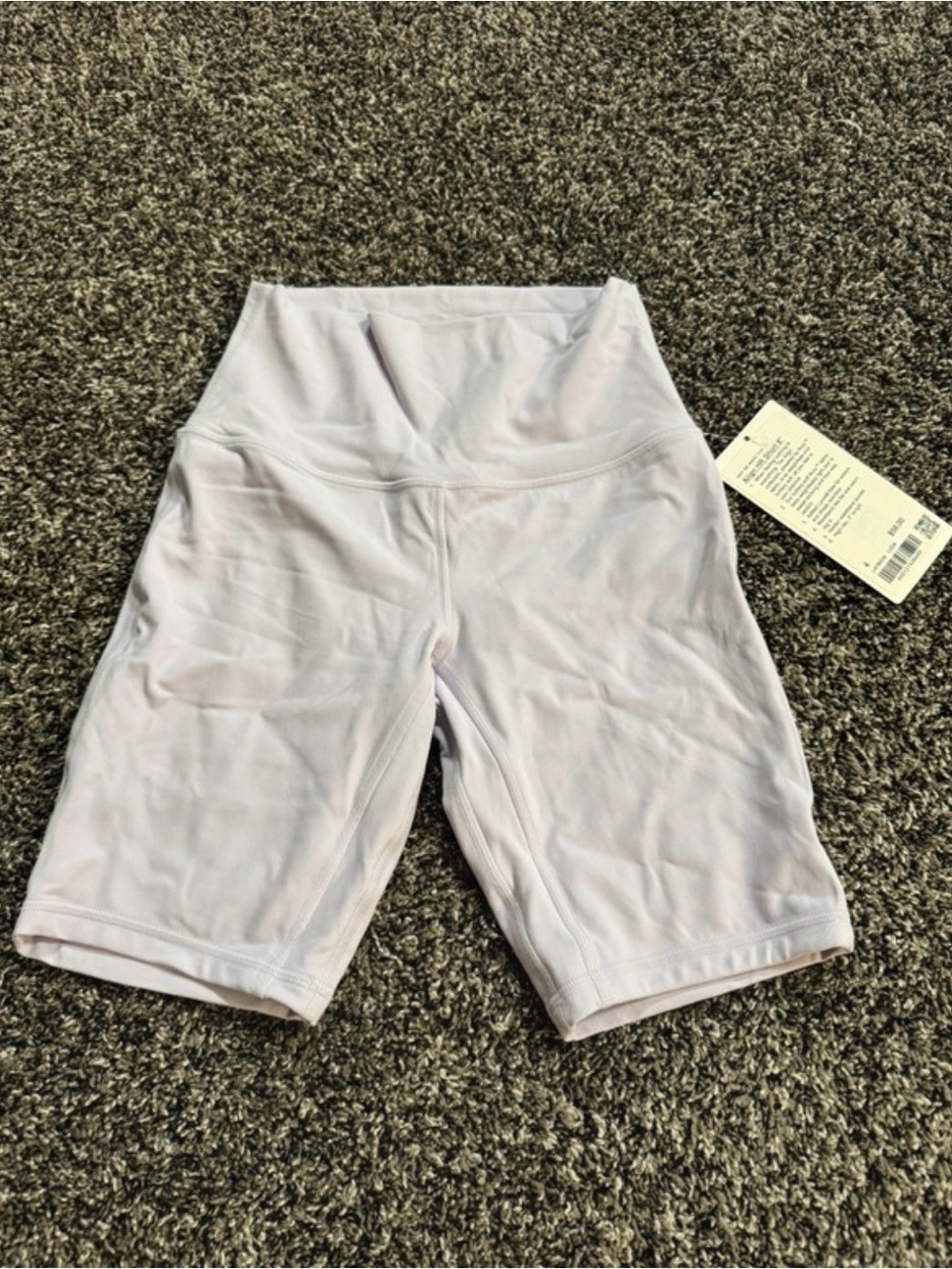 lululemon athletica High-Rise align Bike Shorts in Light Lavender